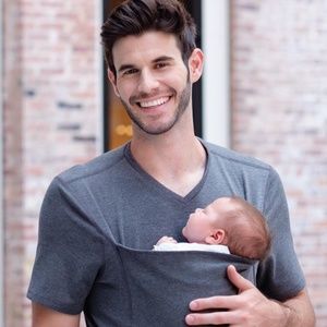 Lalabu Dad Shirt - NEW - never worn - gray LARGE